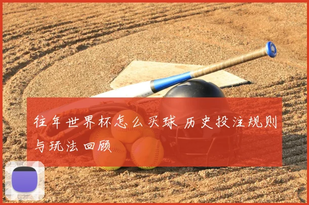 往年世界杯怎么买球 历史投注规则与玩法回顾